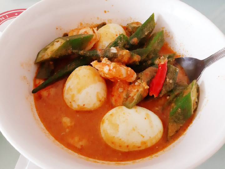 Cara Gampang Menyiapkan Okra masak kuah pedas Anti Gagal