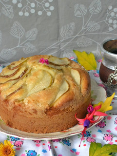 Una foto de Torta de pera y naranja🍐