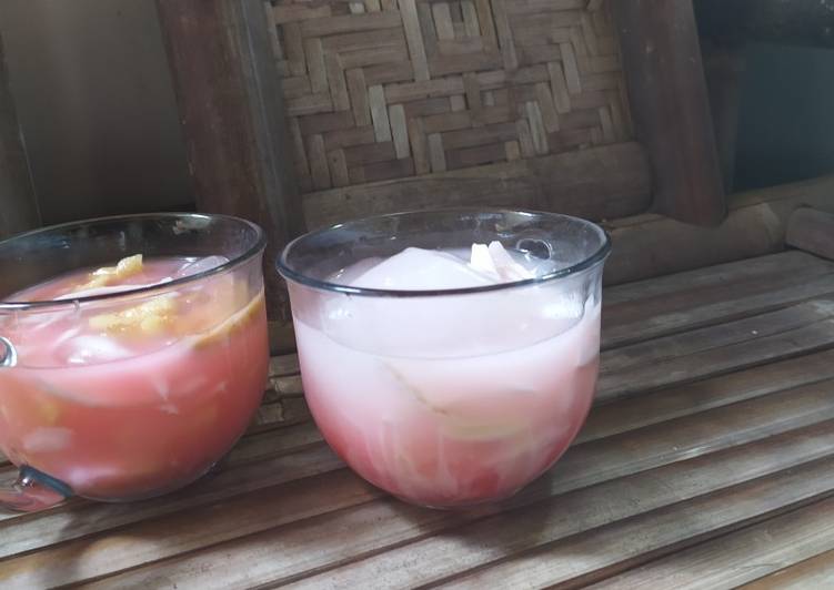 Resep 🥳Es Buah Ceria🥳, Bisa Manjain Lidah