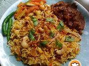 Gambar nasi, gajus, kismis