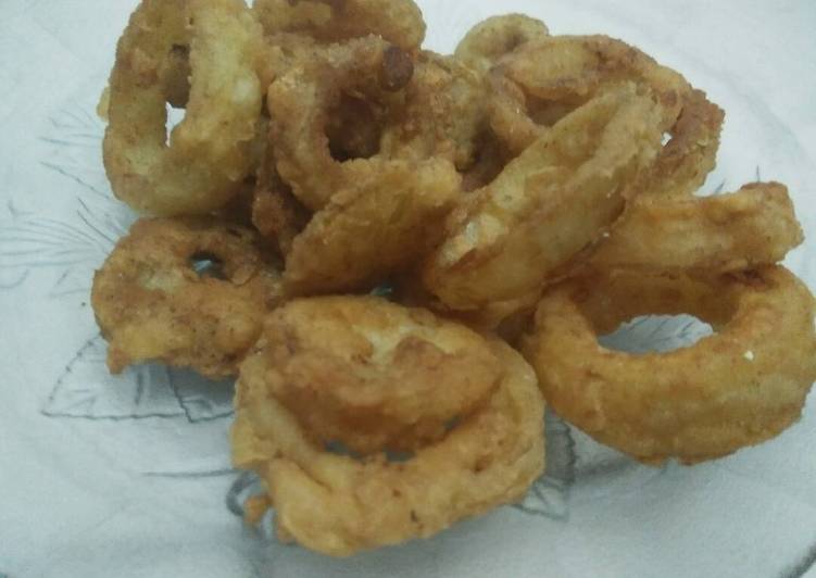 Onion ring homemade