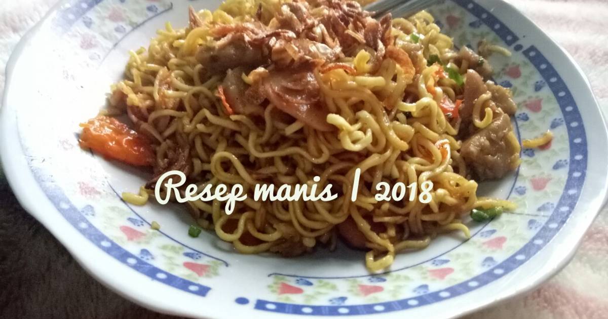 Resep Mie Goreng Pedas Manis Oleh Resep Manis Cookpad