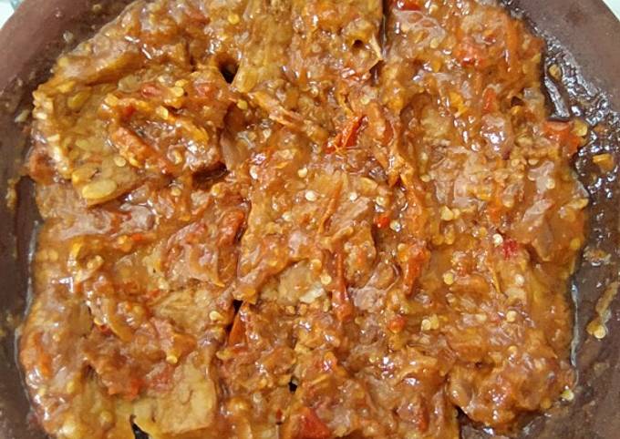 Resep Tempe Penyet Sambel Terasi Cobek Oleh Magisa Cookpad