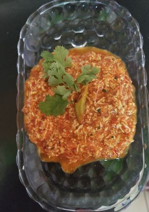 A picture of Paneer ghotala.