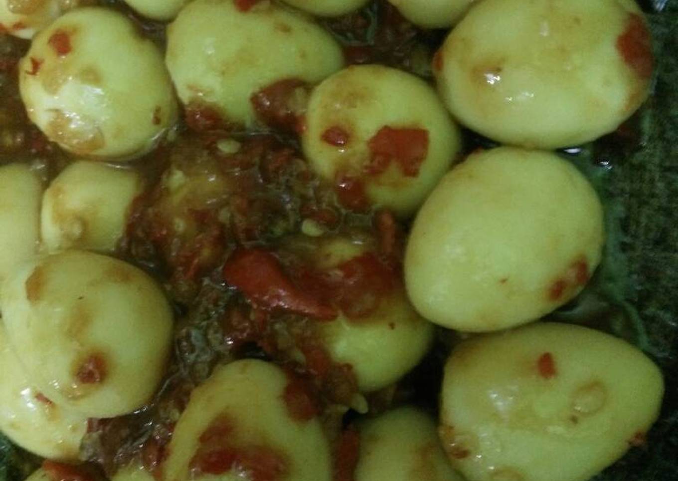 Balado Telur Puyuh