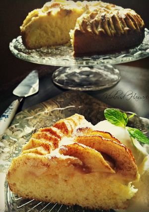 A picture of Apple Cake Bread.