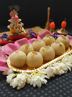 राघवदास लाडू (Raghavdas laddu recipe in marathi) रेसिपी चे मुख्य फोटो