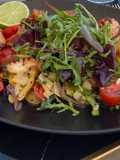 Salada de Pimentos, Rúcula e Lula