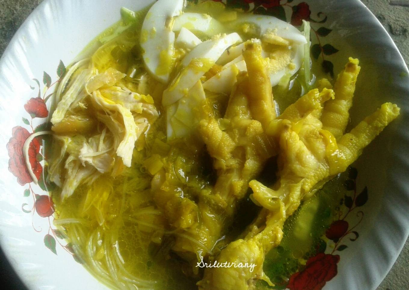 Soto ayam ceker