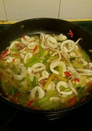 Foto resep Cumi kuah tumis asam manis