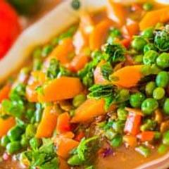Simple mixed vegetable stew A picture of Simple mixed vegetable stew.