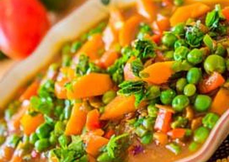 Steps to Prepare Super Quick Homemade Simple mixed vegetable stew