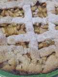 Crostata di mele con frolla alle mandorle