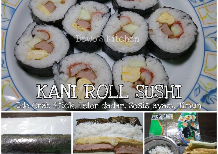 Rahasia Membuat Kani Roll Sushi Kani Crab Yang Enak