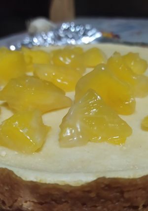 Una foto de New York cheesecake