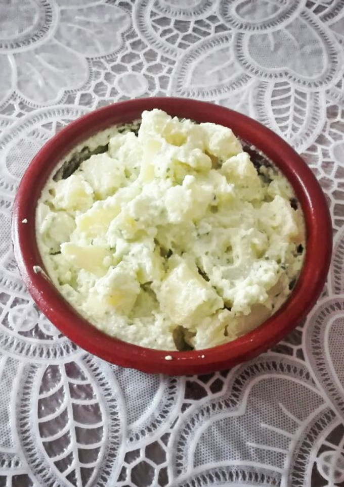 Una foto de Tapa de patatas al alioli