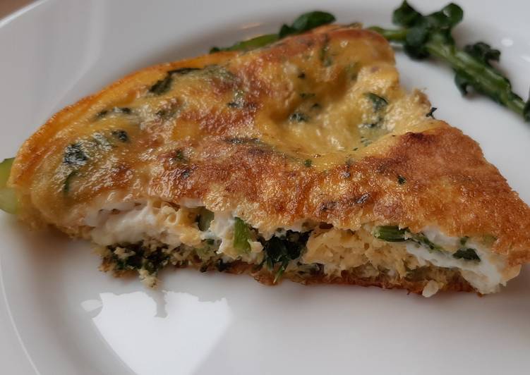 Frittata con broccolo fiolaro