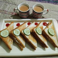 A picture of Curd Vegetable Sandwich.