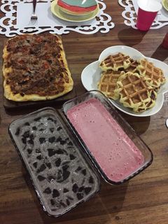 Foto resep Homemade Ice Cream: Banana Oreo Cookies & Banana Strawberry