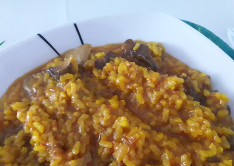 Arroz con gurumelos
