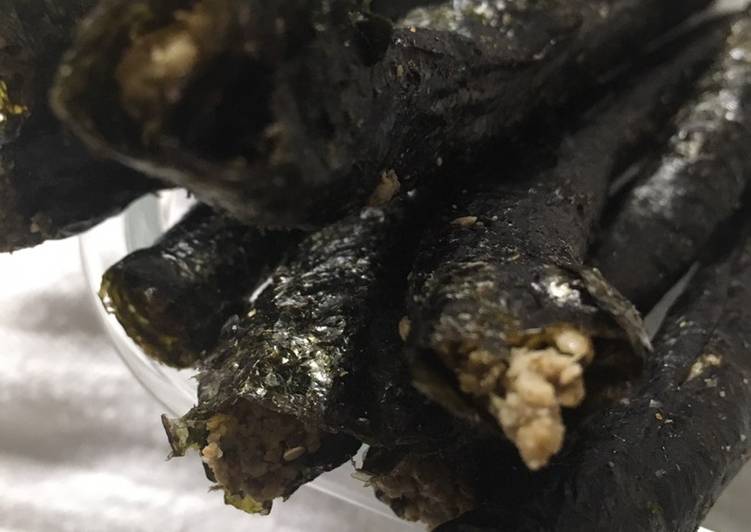 Easy Way to Make Super Quick Keto Friendly Nori Energy Sticks