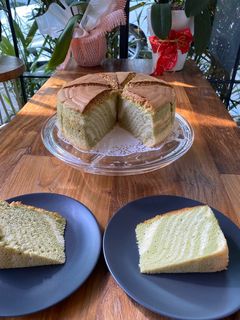 Foto resep Chiffon Cake Green Tea Zebra