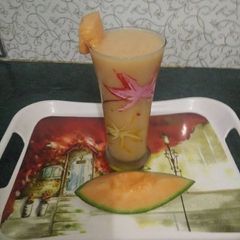 A picture of Left over melon seeds juice.