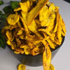 A picture of Crispy Nigerian Plantain Chips (Golden & Crunchy Snack).