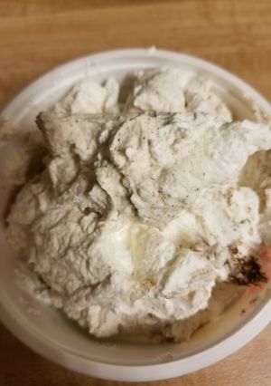 A picture of Leah's Drunken Whipped Cream.