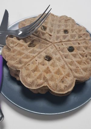Une photo de Gaufres salé sans gluten ni lactose