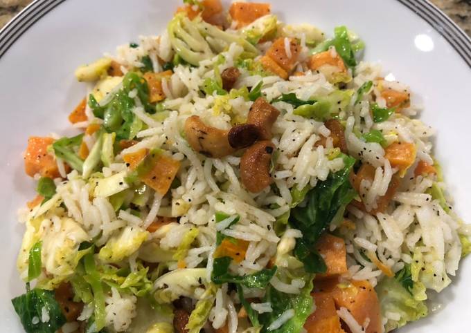 Steps to Prepare Ultimate Rice Salad #cookbook