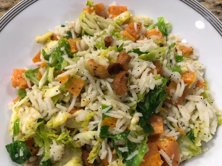 Easy Steps to Make Rice Salad #cookbook the Delicious So Delicious