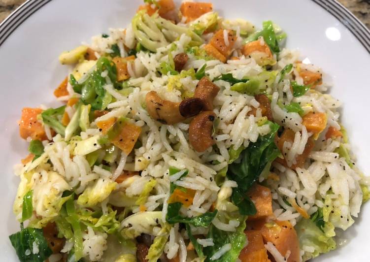 Steps to Make Perfect Rice Salad #cookbook