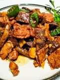 Oseng jeroan sapi kecap