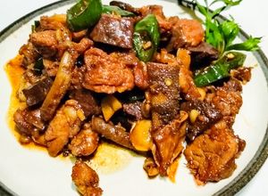 Foto resep Oseng jeroan sapi kecap