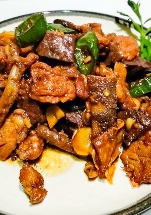 Foto resep Oseng jeroan sapi kecap