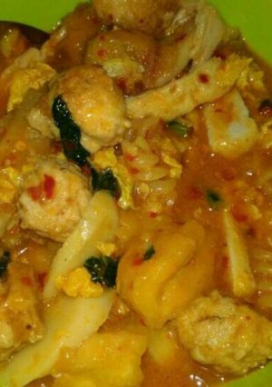 Foto resep Seblak batagor siomay makaroni bakso terul sayur (seblak rame)
