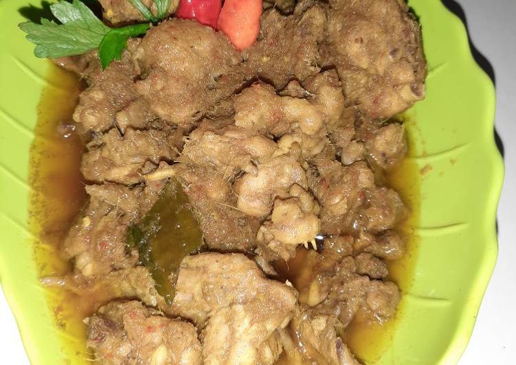 Dangkot ayam(masakan khas Sul-Sel)