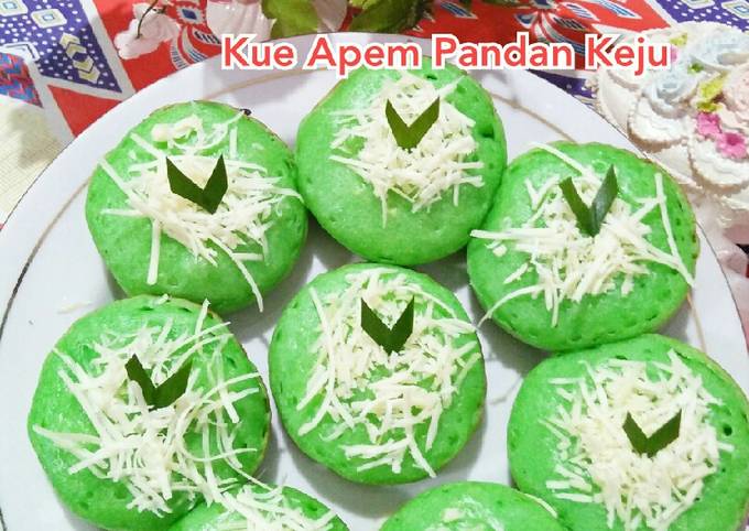 Resep Kue Apem Pandan Keju oleh Sisilia Suci - Cookpad