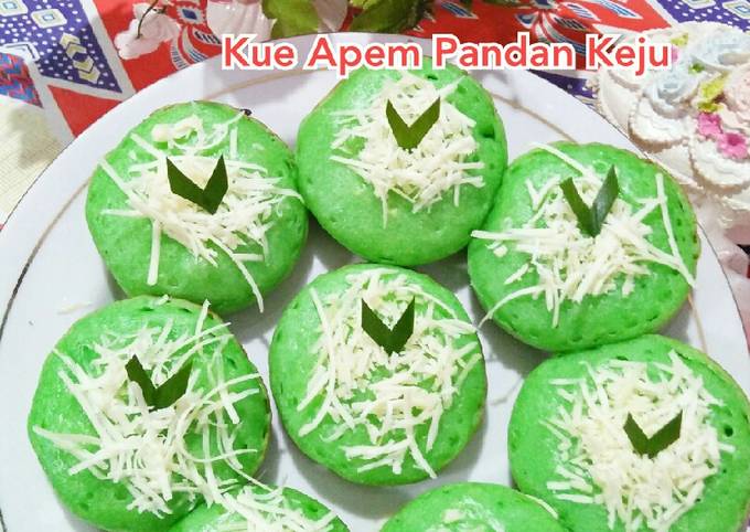 Kue Apem Pandan Keju 🌷