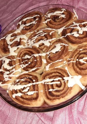 Una foto de Rollos de canela (cinnamon rolls)