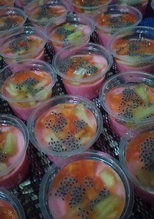 Foto resep Puding buah