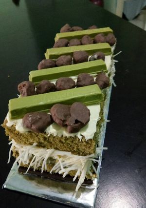 Foto resep Cak e green tea kukus