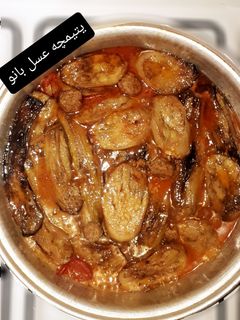عکسی از دستور خوراک بادمجان با گوشت