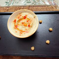 Roasted Pumpkin and chickpea Hummus A picture of Roasted Pumpkin and chickpea Hummus.