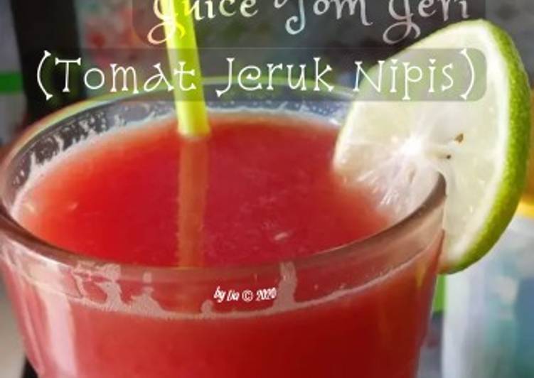 Langkah Mudah untuk Menyiapkan Juice Tom Jeri (Tomat Jeruk Nipis) Anti Gagal