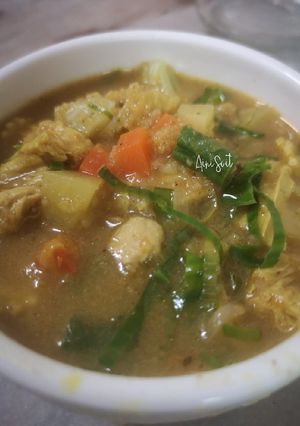 Gambar Bubur Pedas Sarawak