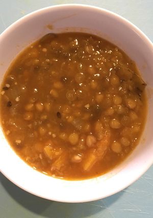 Una foto de Lentejas con Calabaza "mantequilla"