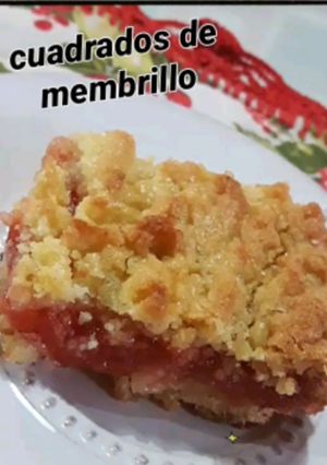 Una foto de Cuadrados de membrillo