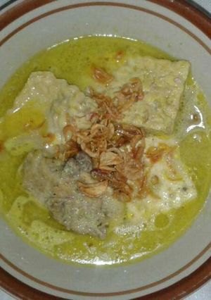 Foto resep Ayam, tempe dan tahu kari kuning